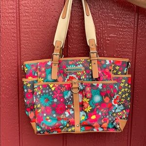 Lily Bloom Floral/Cat Purse